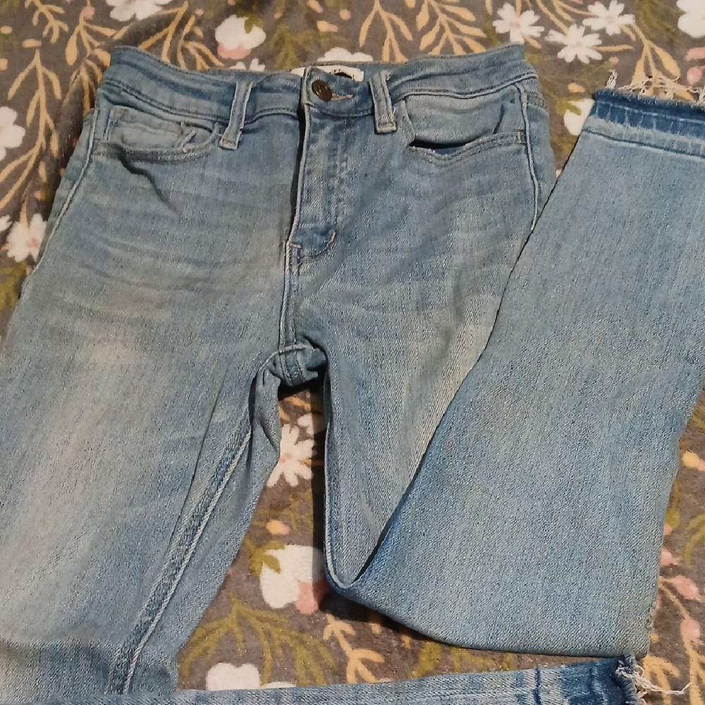 Stylish Light Blue Women's Skinny Jeans